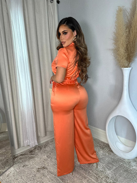 Tangerine Jumpsuit