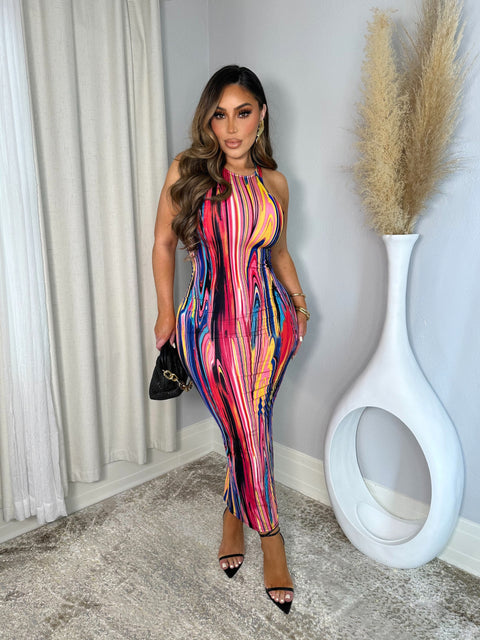 Living Color Pink Dress
