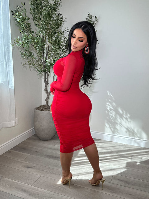 Dashing Red Dress