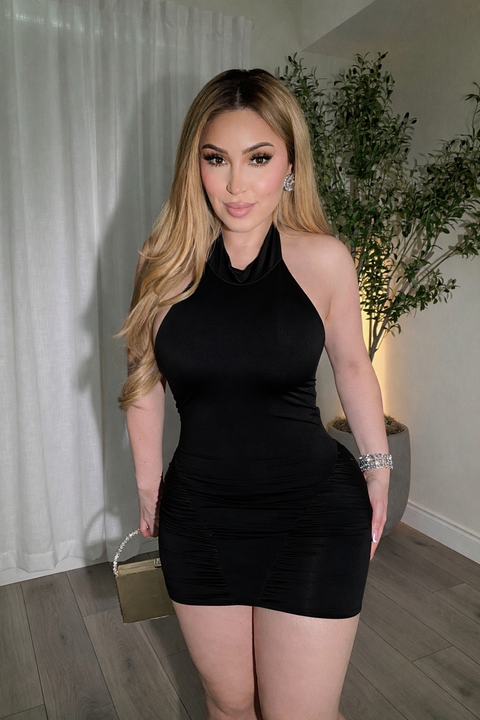 Porcha Black Mini Dress