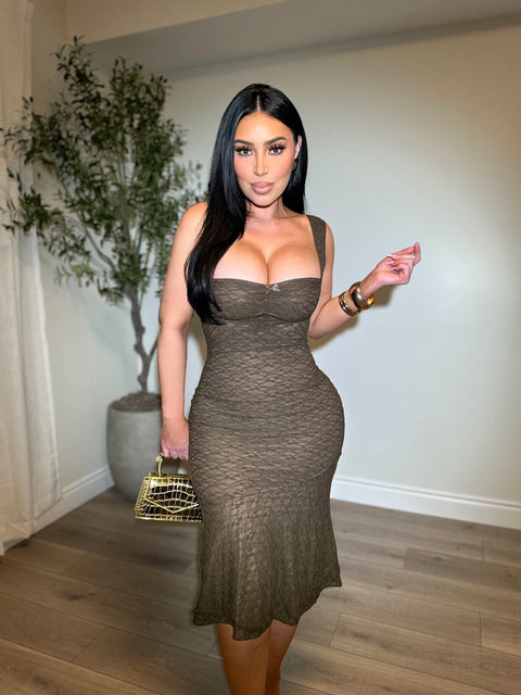 Olive Seduction Dress