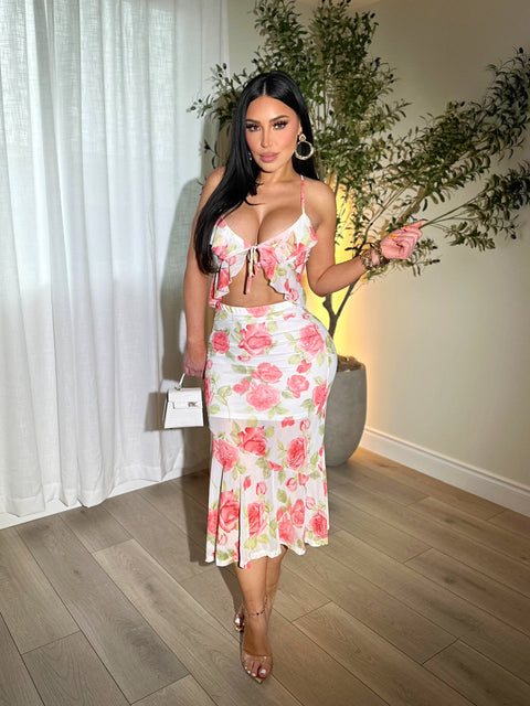 Rose Romance White Set