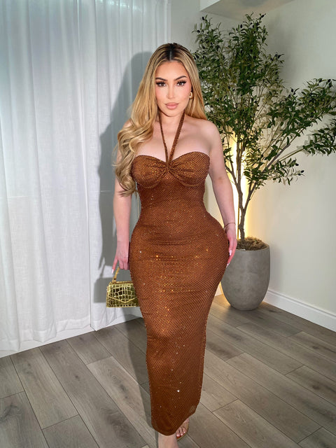 New Year Bronzed Gown