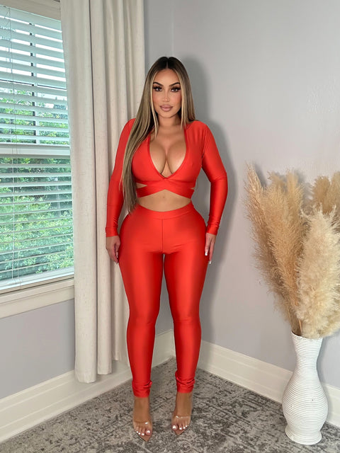 Never Set (Orange/Red)