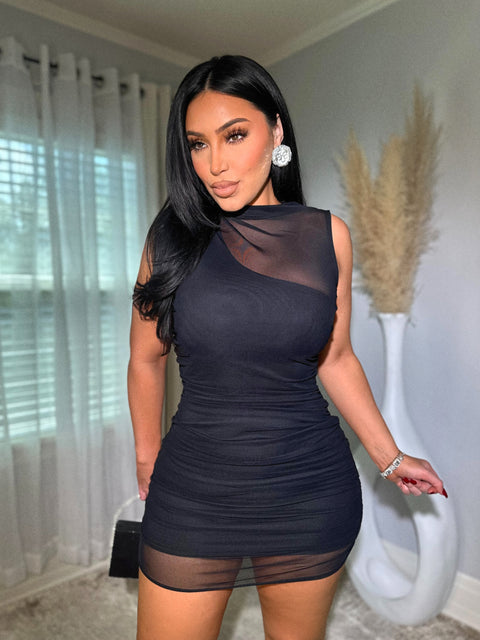Belle Black Dress