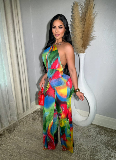 Colorful Summer Jumpsuit