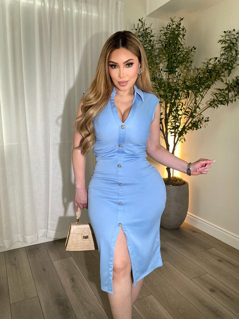 Majestic Blue Dress