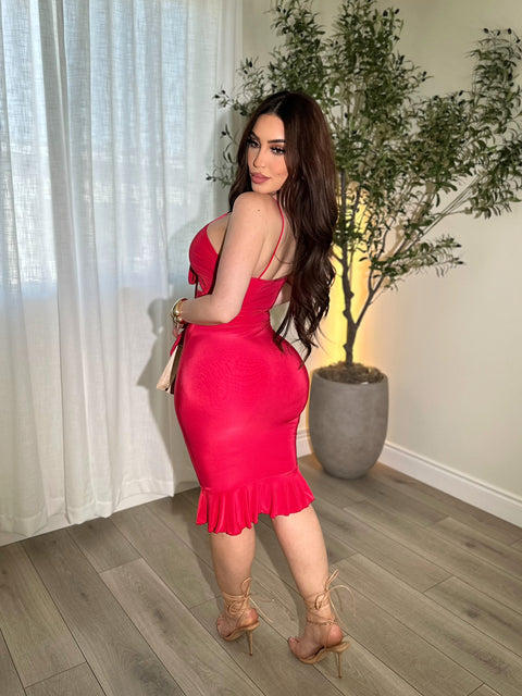 Bianca Red Dress