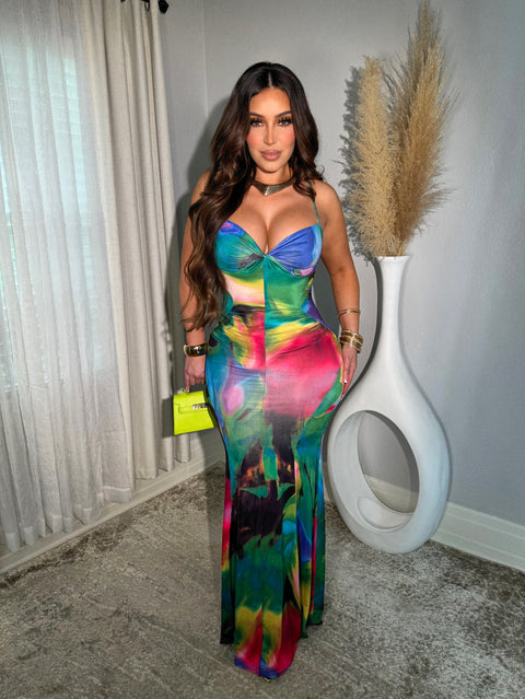 Jasmine Green Dress