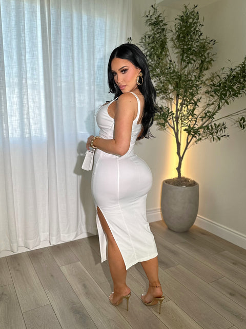 Melie Medi White Dress
