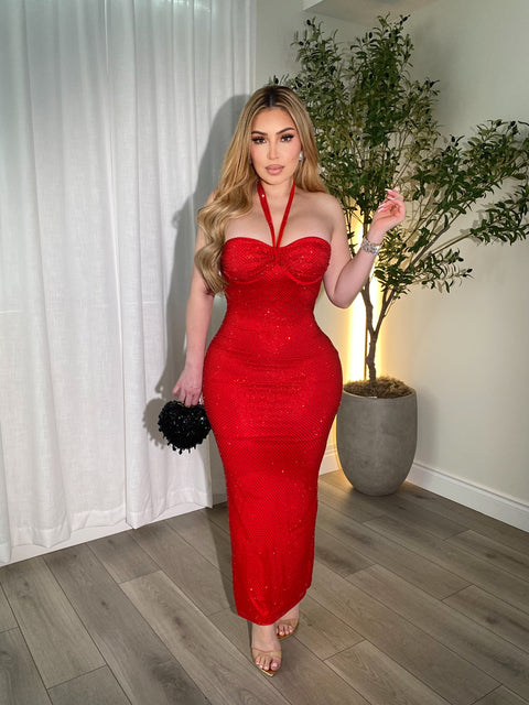 New Year Red Gown
