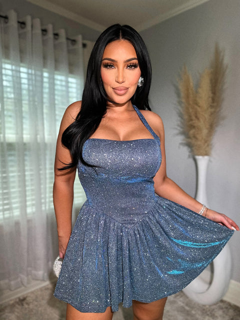 The Spark Teal Dress