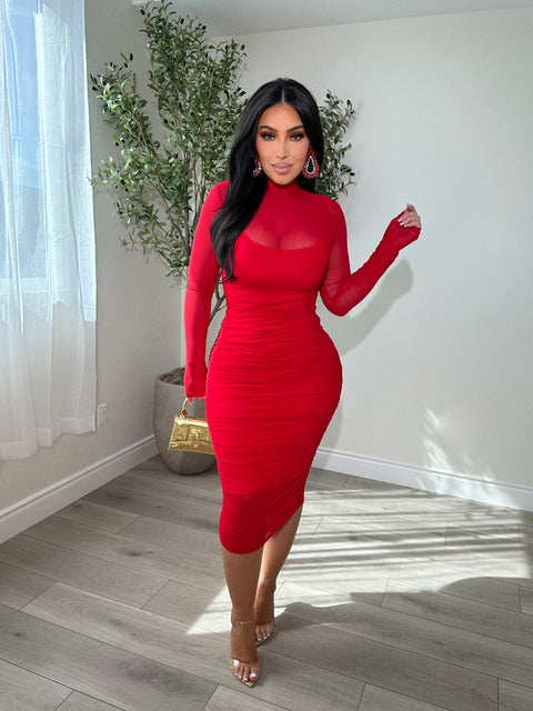Dashing Red Dress