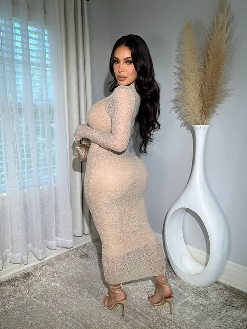 High Standards Taupe Dress