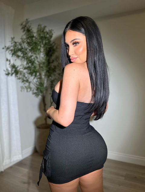 Wild Quest Black Dress