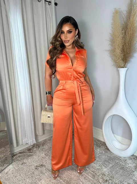 Tangerine Jumpsuit