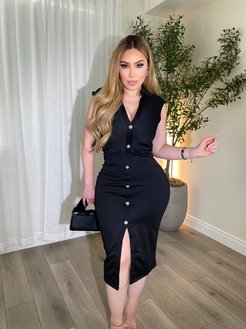 Majestic Black Dress