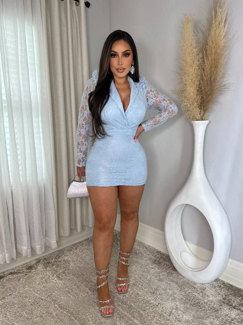 Coquette Baby Blue Dress