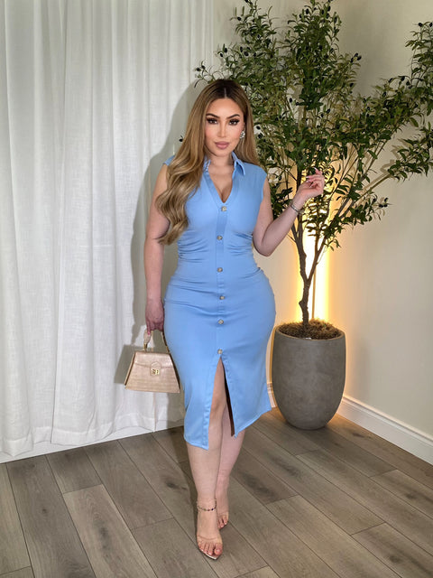 Majestic Blue Dress