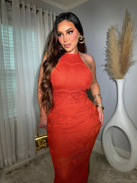 Persian Goddess Copper Dress
