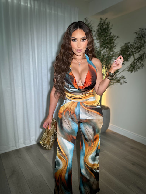 Golden Sunset Jumpsuit