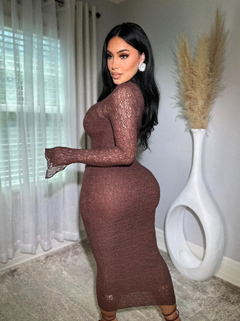 High Maintenance Mocha Dress