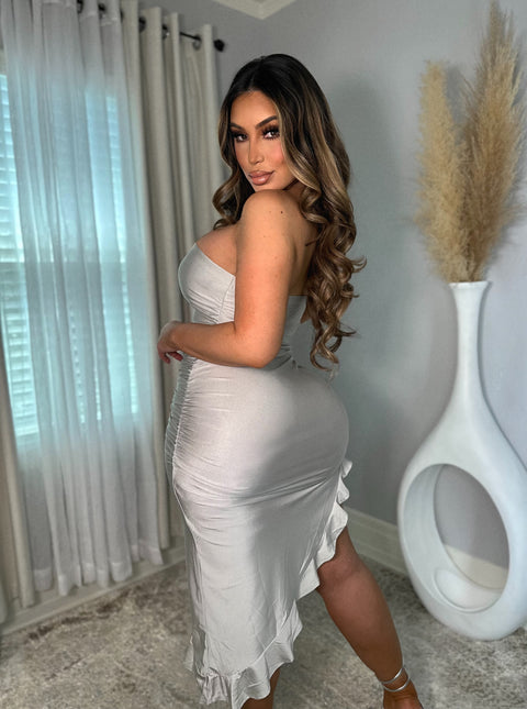 ChaCha Silver Dress