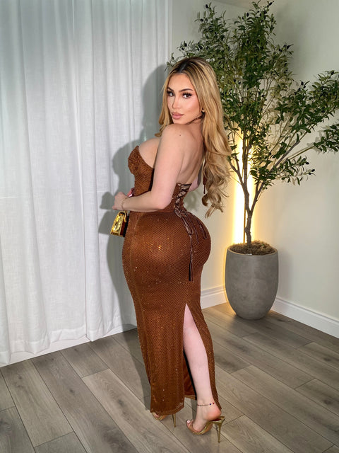 New Year Bronzed Gown